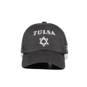 Tulsa 6-Panel Black Erd Hat